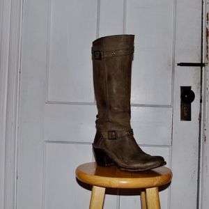 FRYE tall leather boots